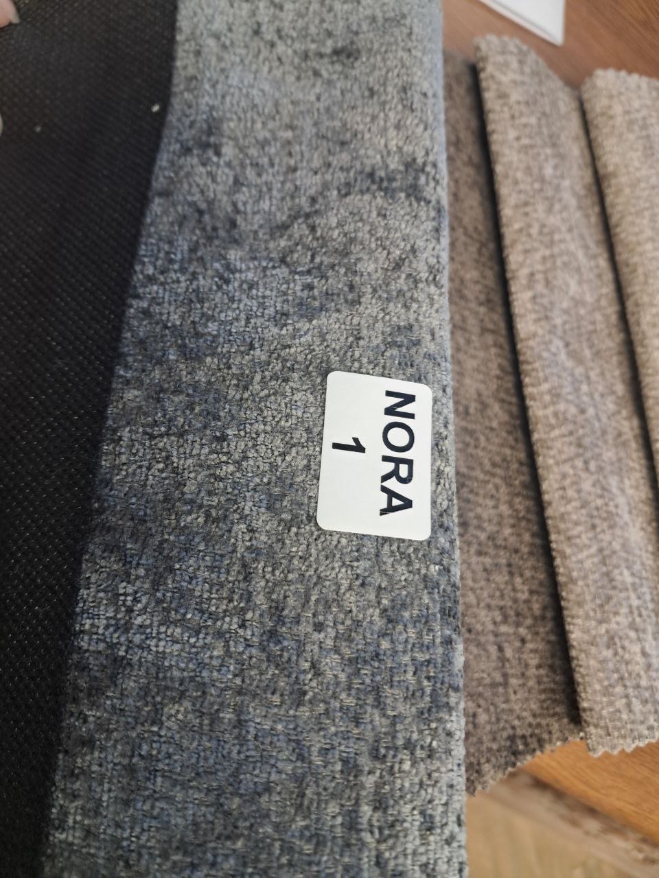 NORA-1 серый (велюр)