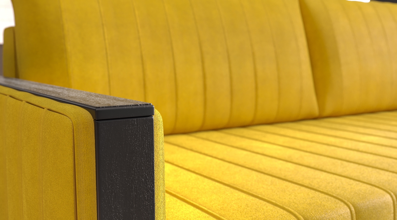 АРГУС — диван прямой с узкими подлокотниками