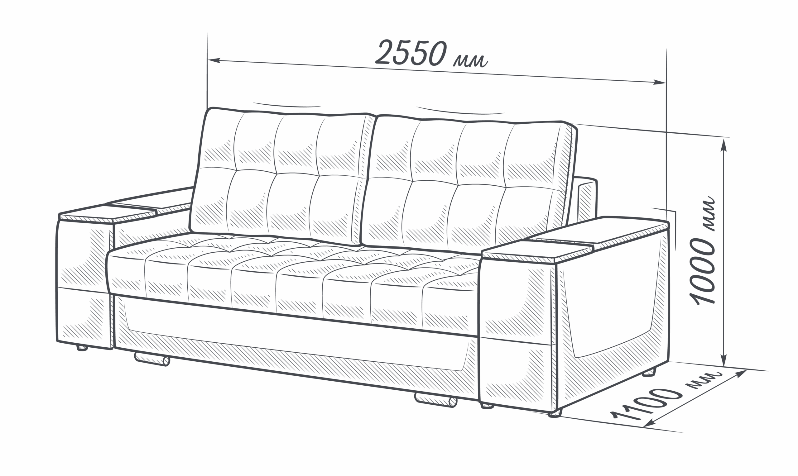 БРУКЛИН — диван прямой
