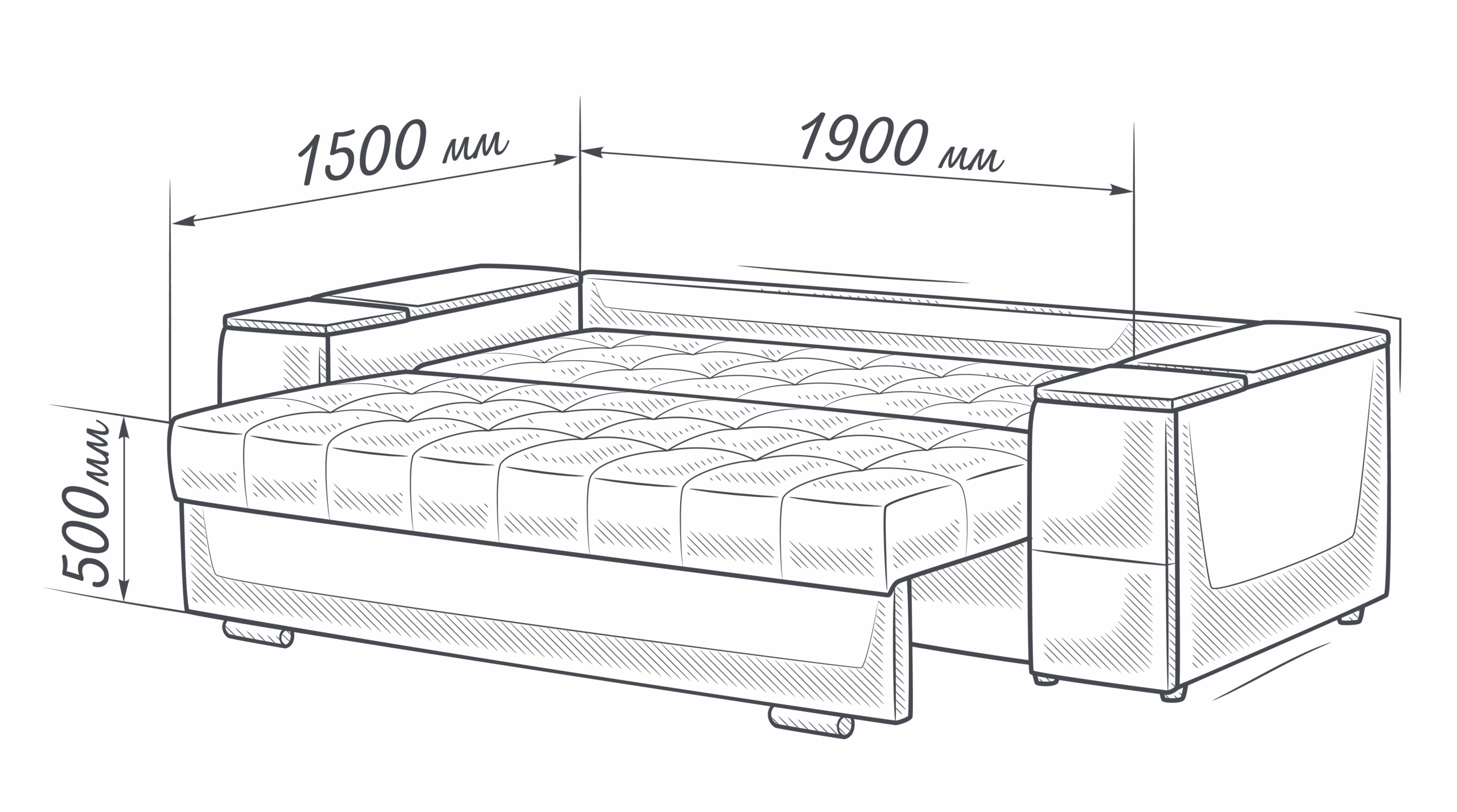 БРУКЛИН — диван прямой