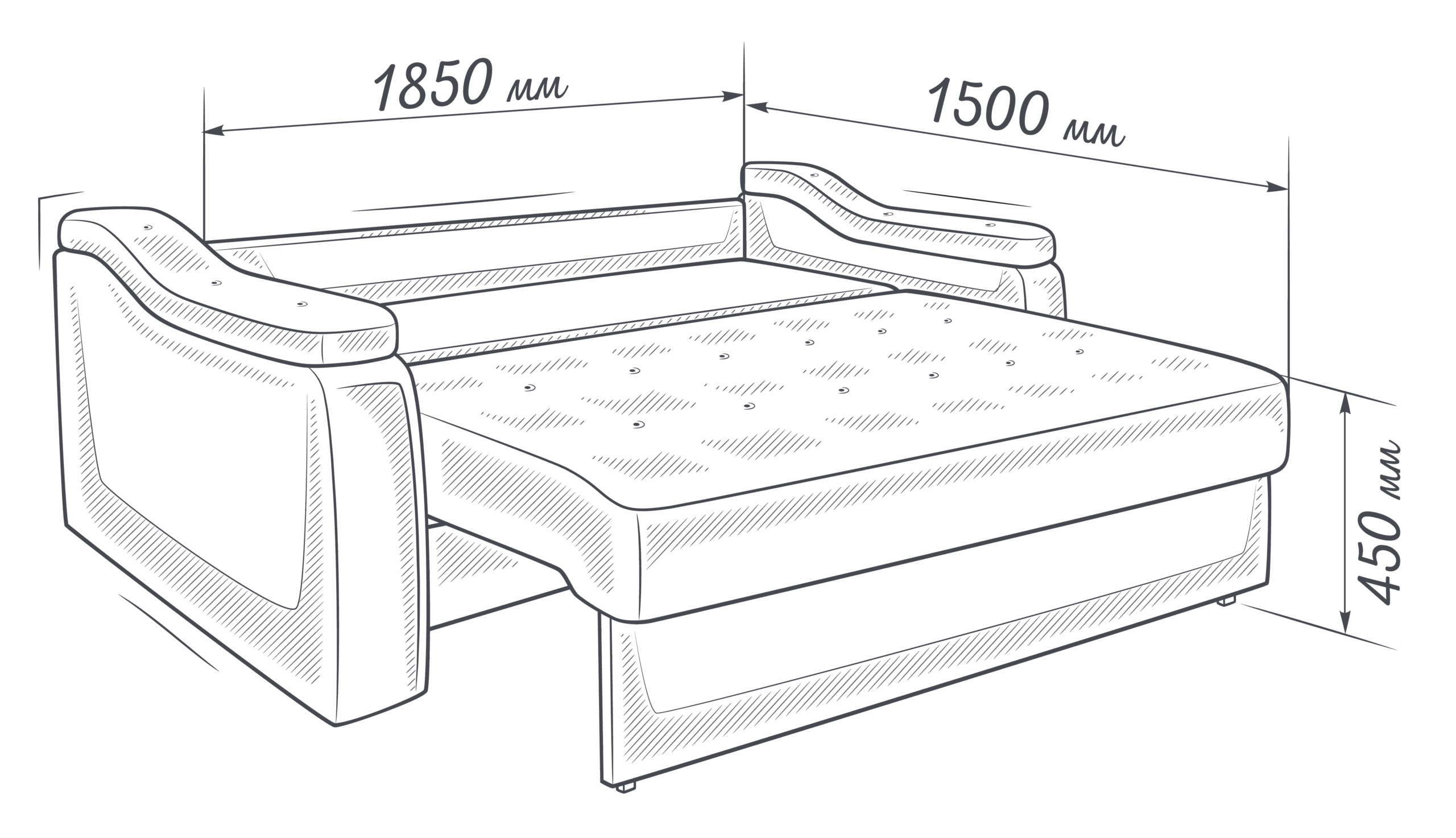 КАИР — диван прямой