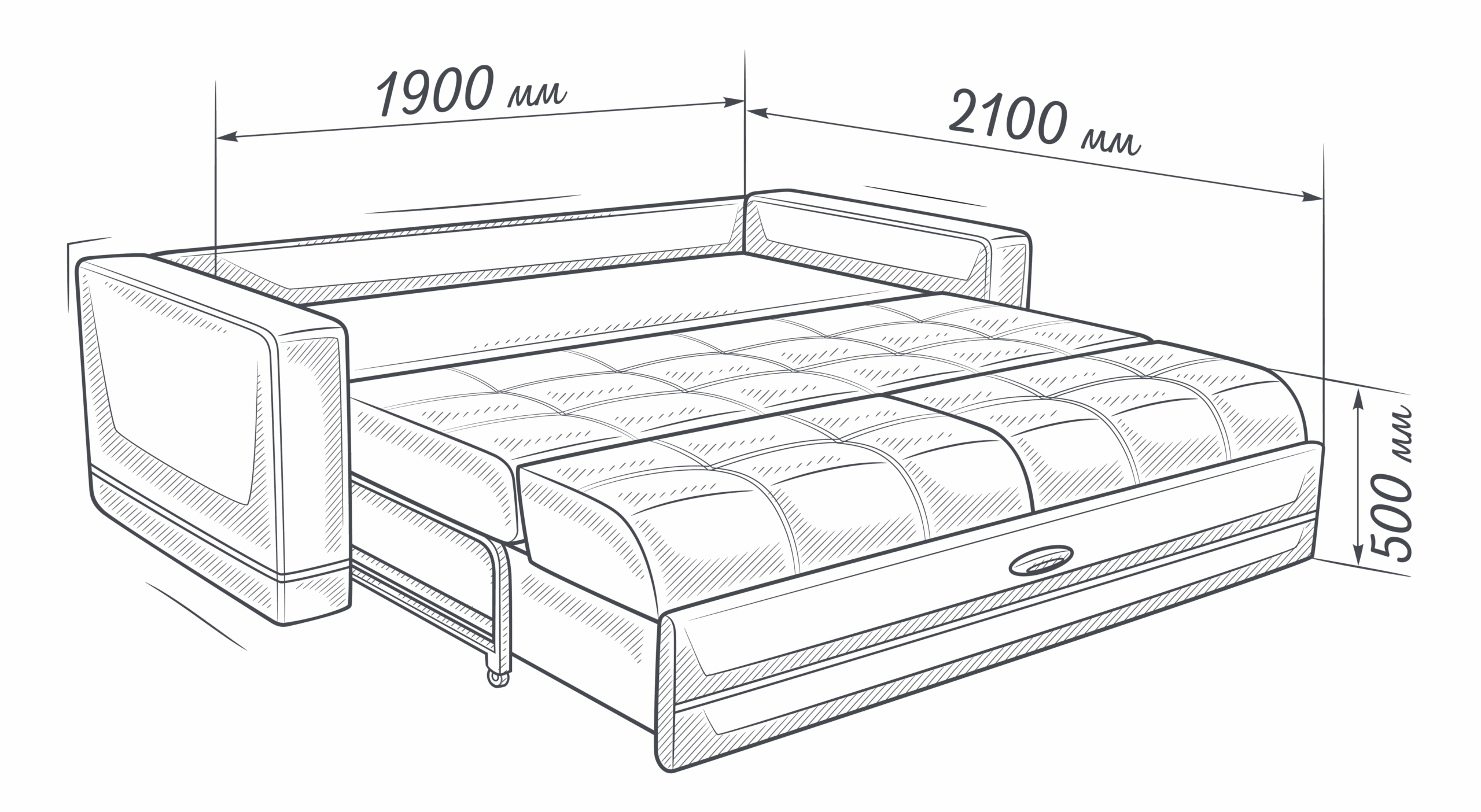 МАДРИД – диван прямой