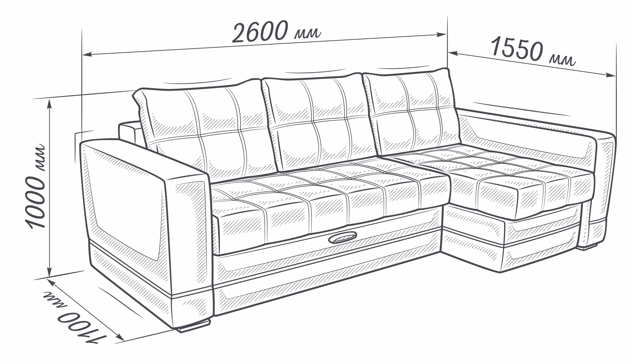 МАДРИД — диван угловой