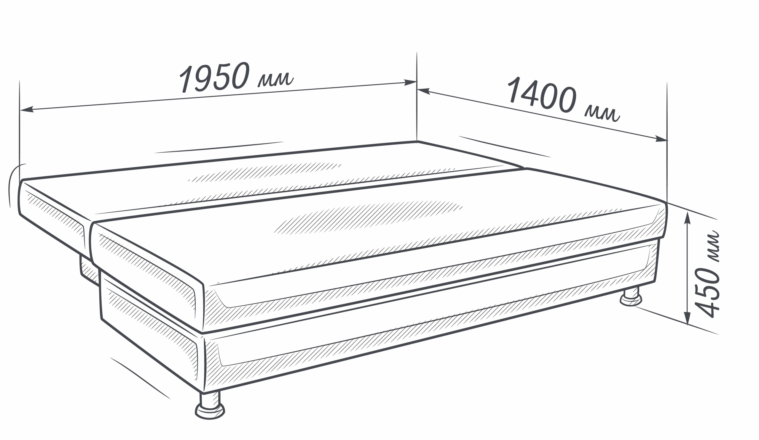 РОНДА – диван прямой