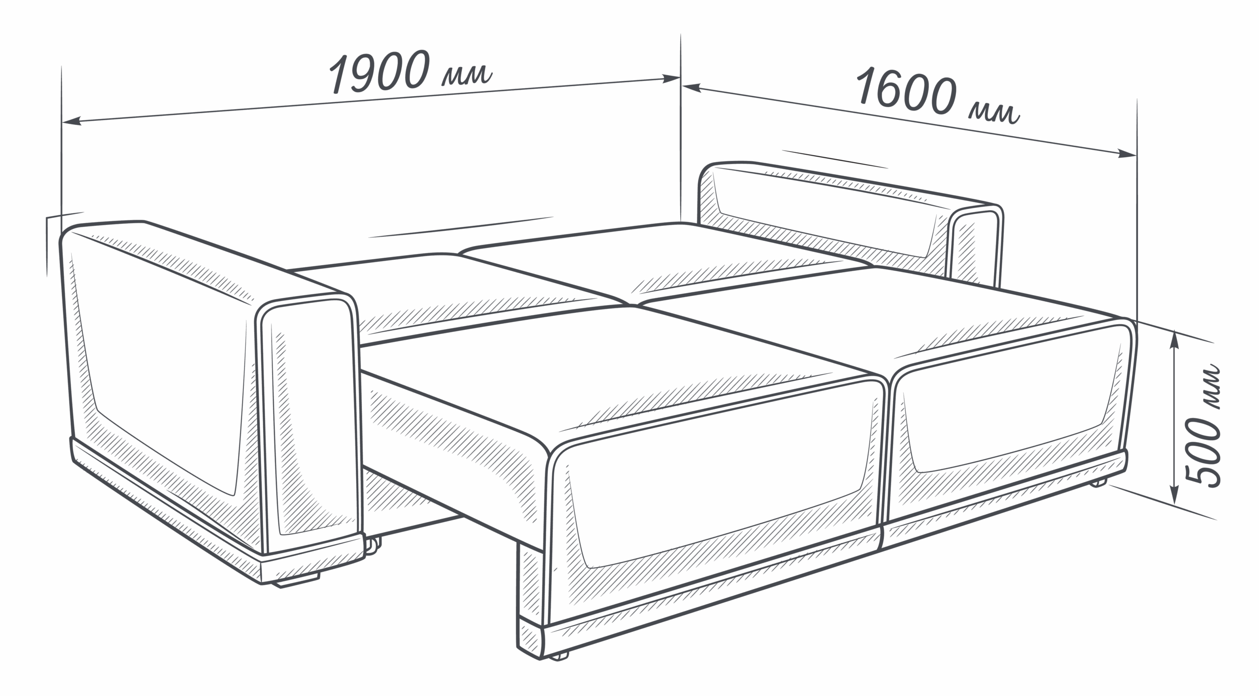 СИДНЕЙ – диван прямой