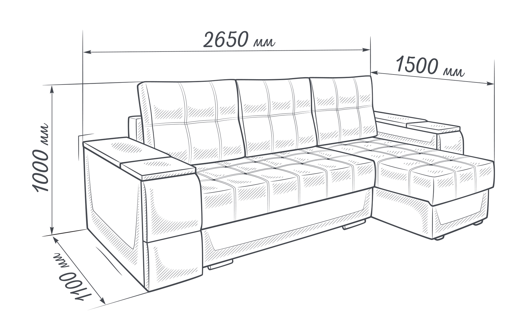 БРУКЛИН — диван угловой